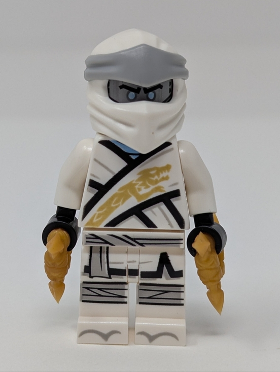 Lego Other - Lego Ninjago Mini Figure Zane White Silver Head